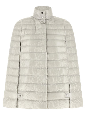 Herno Graue Polyamid-Jacke in voller Länge