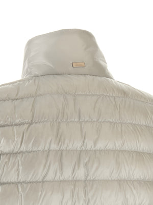 Herno Graue Polyamid-Jacke in voller Länge