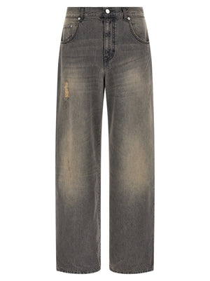 SÉFR Schwarze Baumwolljeans Denim