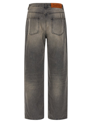 SÉFR Schwarze Baumwolljeans Denim