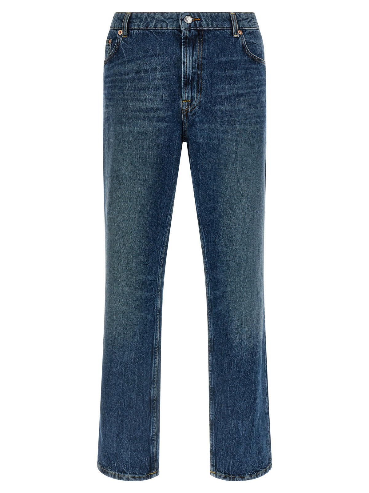 Department 5 Blaue Jeans aus Baumwolle im geraden Schnitt
