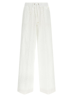 Herno Weiße Baumwollhose im Casual-Look
