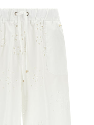Herno Weiße Baumwollhose im Casual-Look