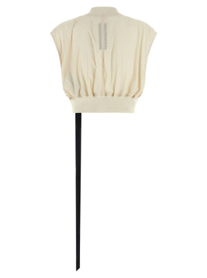 DRKSHDW Ärmellose Jacke aus beigem Nylon