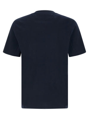 Brunello Cucinelli Blaues Baumwoll-T-Shirt