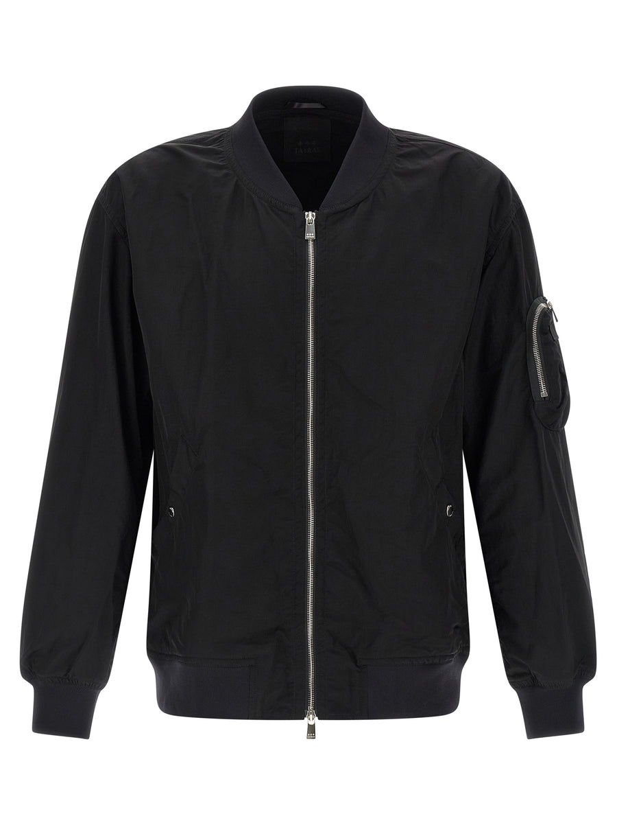 Tatras Schwarzer Nylon-Bomber