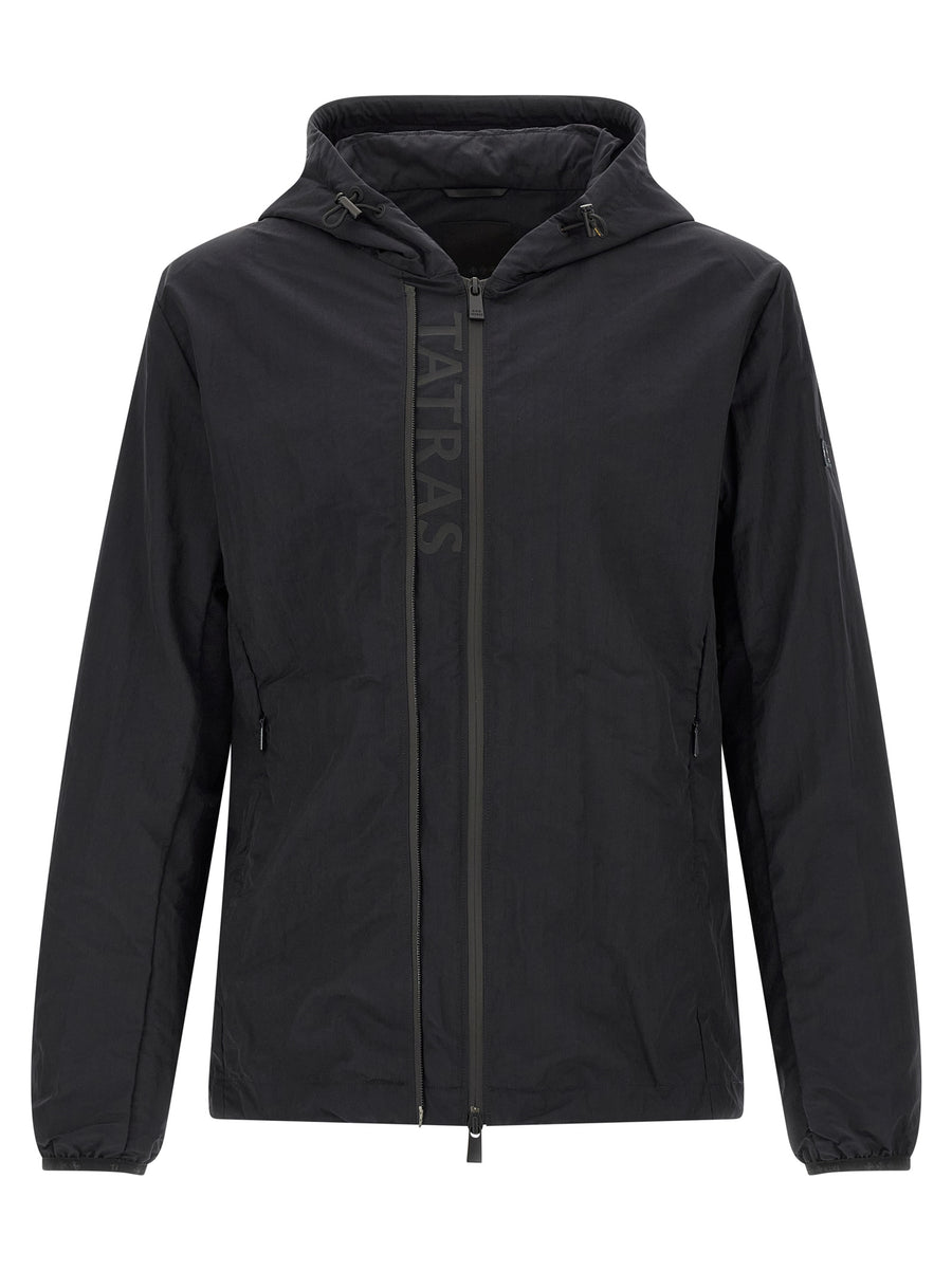 Tatras Schwarze Nylon-Shell-Jacke