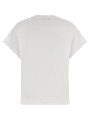Balmain Weißes Baumwoll-T-Shirt