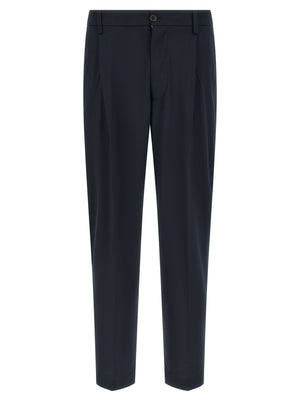 Department 5 Blaue Freizeithose aus Polyester