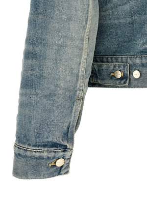 Fear Of God Blaue Jeansjacke aus Baumwolle