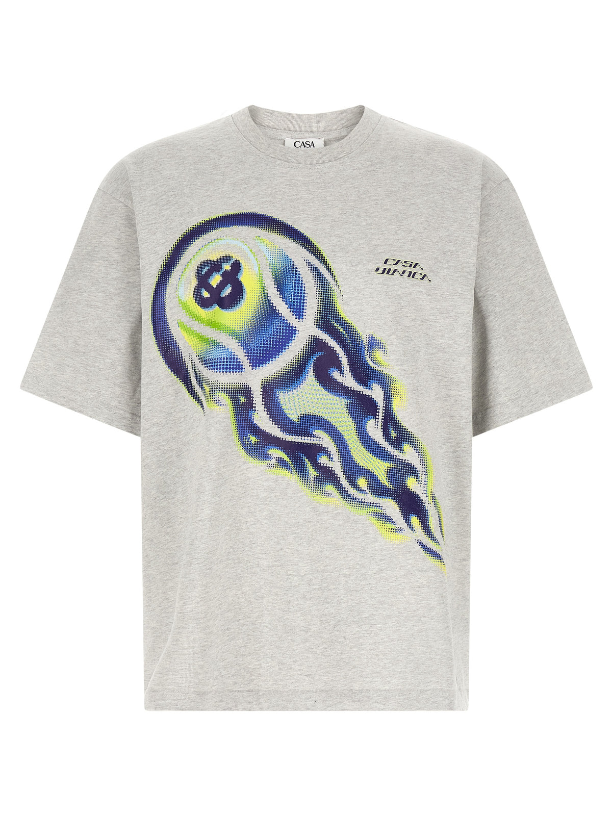Casablanca Graues Bio-Baumwoll-T-Shirt