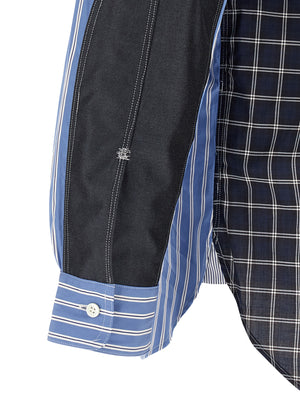 Junya Watanabe Blaue Baumwollbluse