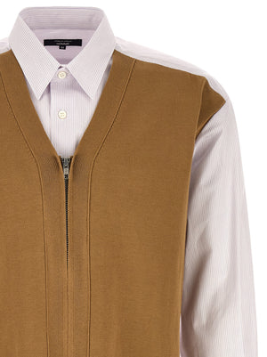 Comme Des Garçons Mehrfarbige Baumwollbluse