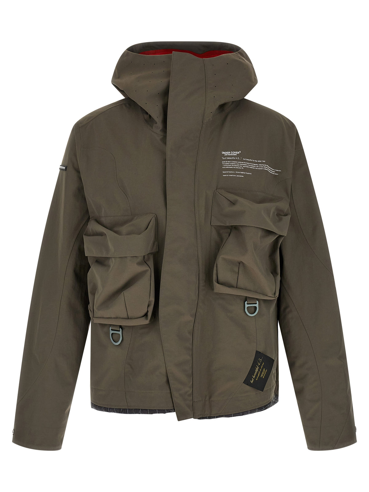 Undercover Grauer Nylon-Parka