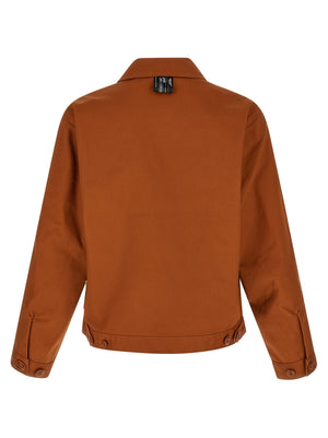 Undercover Braune Shell-Jacke aus Polyester