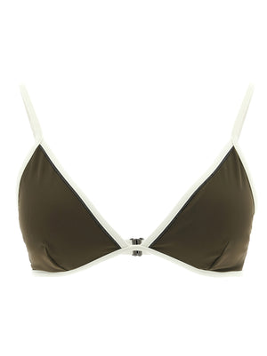 Brunello Cucinelli Grüner Polyamid-Bikini
