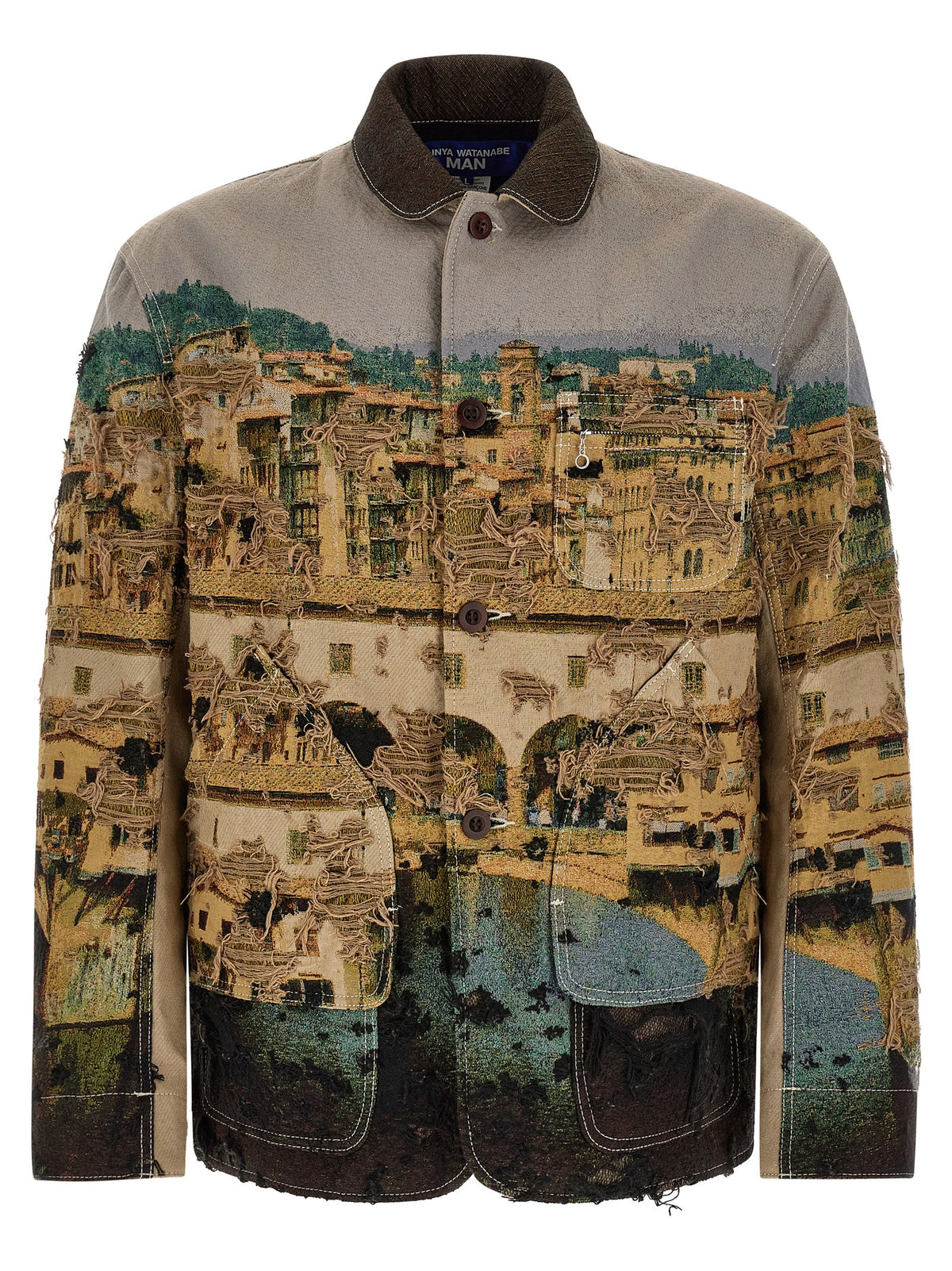 Junya Watanabe Mehrfarbige Polyesterjacke