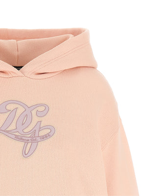 Dolce & Gabbana Mehrfarbige Baumwollkapuzenpullover