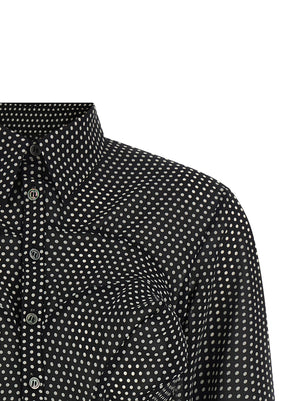 Junya Watanabe Grüne Polyester-Bluse