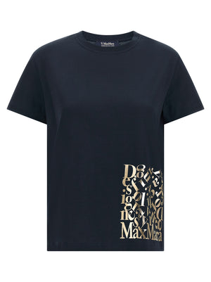 'S Max Mara Blaues Baumwoll-T-Shirt