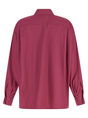 Max Mara Fuchsia Baumwollbluse