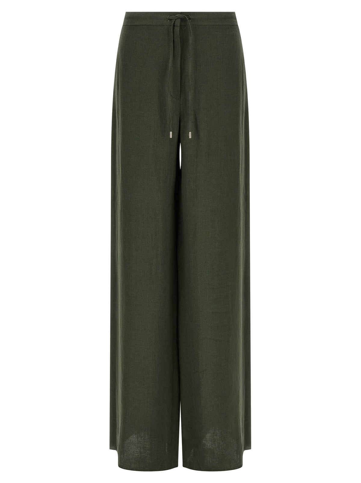 Max Mara Zweifarbige Leinen-Freizeithose