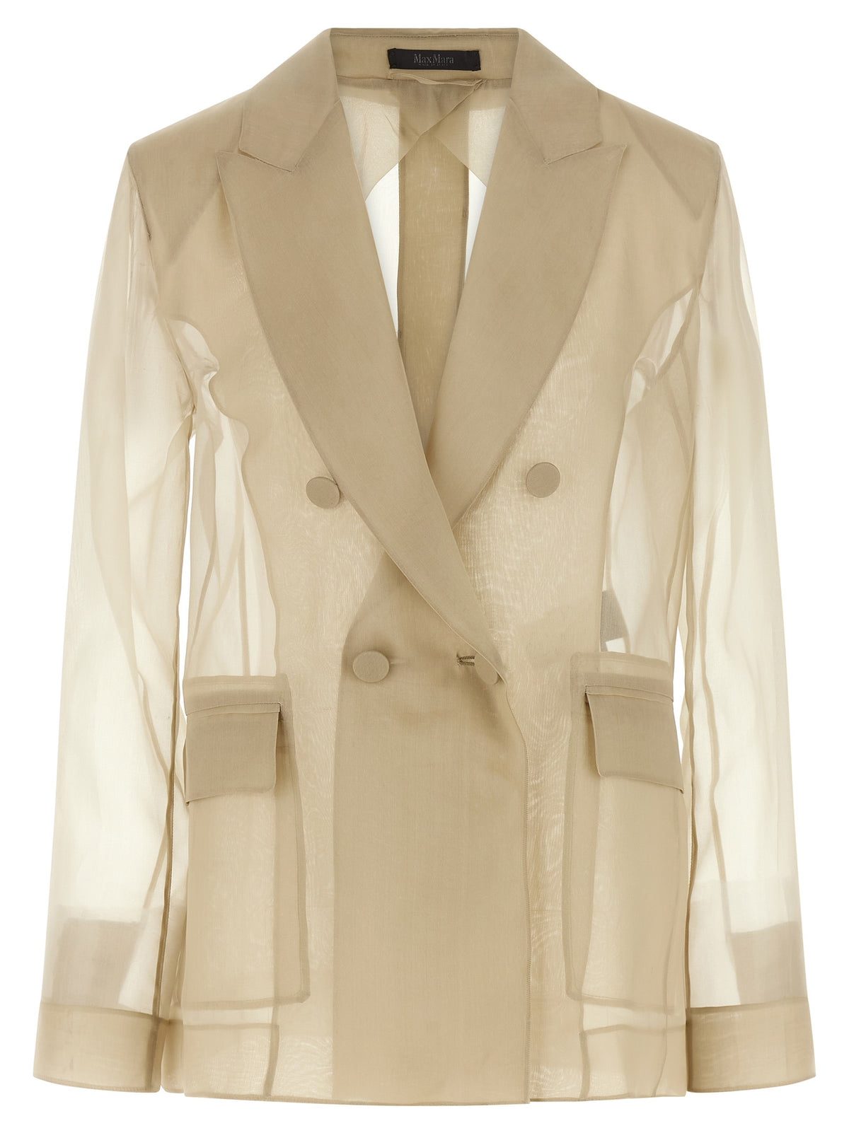 Max Mara Beige Seidenblazer