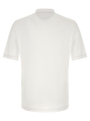 Brunello Cucinelli T-Shirt aus weißem Polyamid