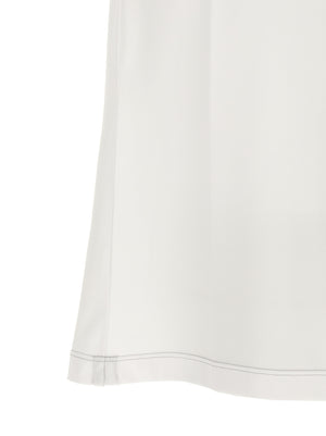 Brunello Cucinelli T-Shirt aus weißem Polyamid