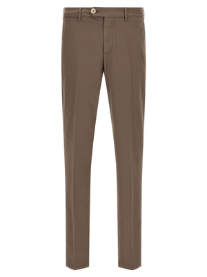 Brunello Cucinelli Beige Cotton Casual Pants