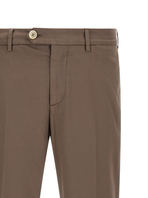 Brunello Cucinelli Beige Cotton Casual Pants