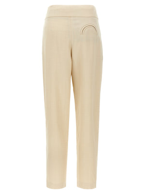 Blazé Milano Beige Viskose Anzughose