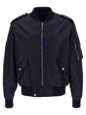 Givenchy Blauer Bomber aus Polyamid