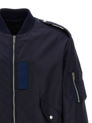 Givenchy Blauer Bomber aus Polyamid