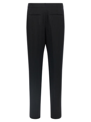 Saint Laurent Schwarze Wollhose