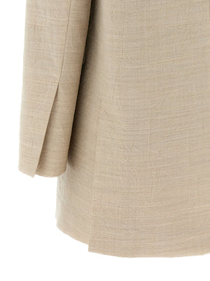 Max Mara Mantel aus reiner Schurwolle in Beige