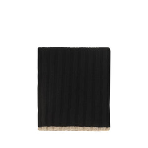 Brunello Cucinelli Schwarzer Kaschmirschal