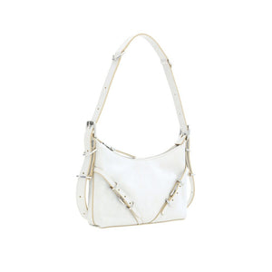 Givenchy Weiße Leder Schultertasche