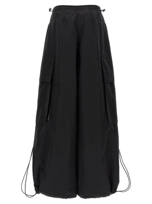 Palm Angels Schwarze Polyamid-Freizeithose
