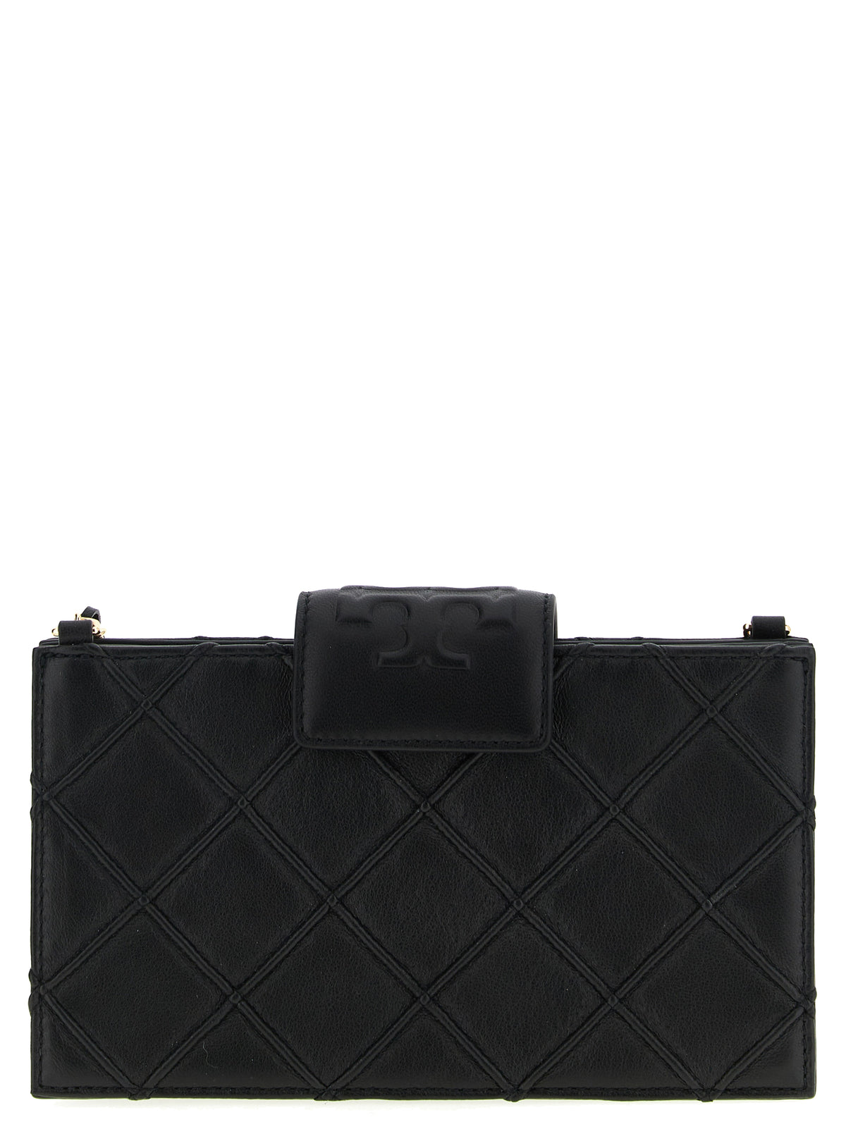 Tory Burch Schwarzer Kartenhalter aus Lammleder
