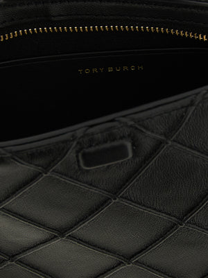 Tory Burch Schwarzer Kartenhalter aus Lammleder