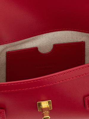 Balmain Fuchsia Kalbsleder Clutch Bag
