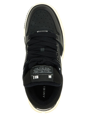 Amiri Schwarze Kalbsleder-Sneaker