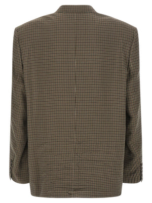 Balenciaga Brauner Lyocell-Blazer