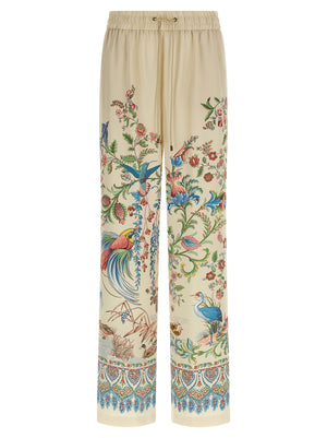 Etro Beige Polyester Casual Pants