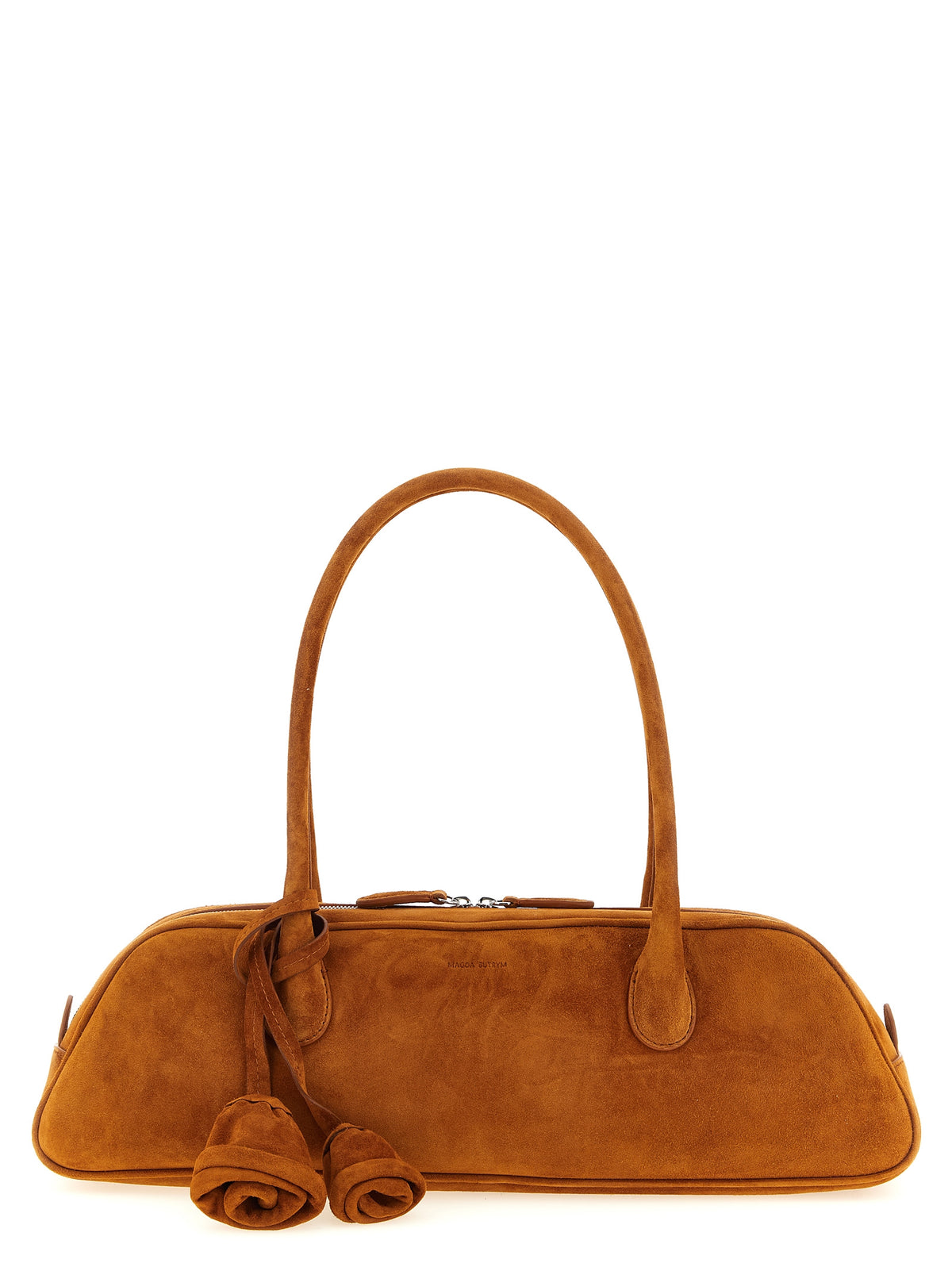 Magda Butrym Braunes Kalbsleder Damen Crossbody Tasche