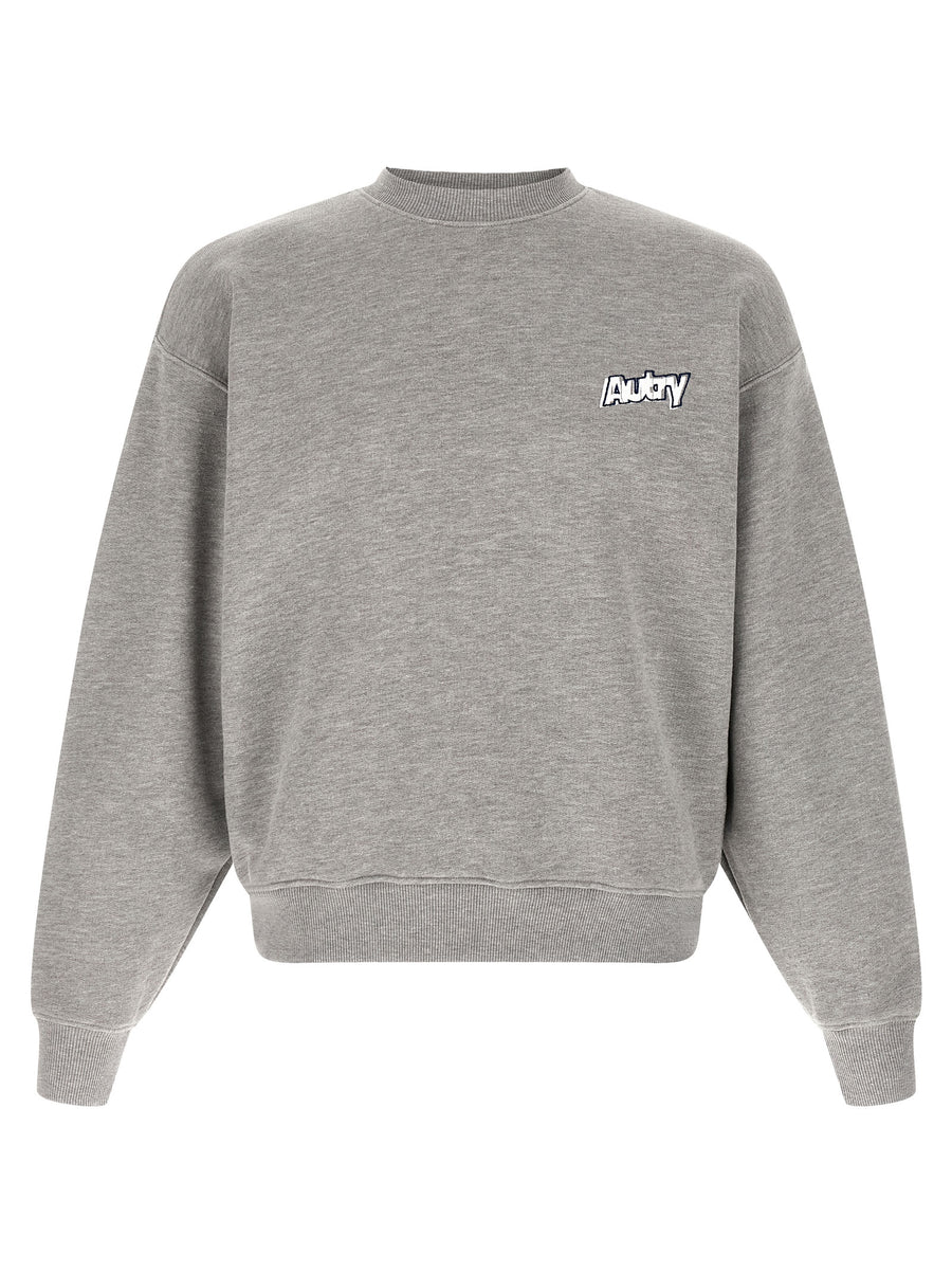 Autry Grauer Baumwollpullover
