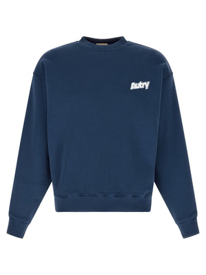 Autry Blauer Baumwoll-Sweatshirt