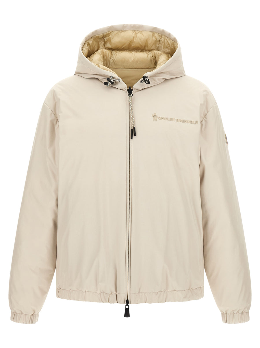 Beige Polyamide Shell Jacket
