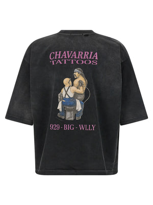WILLY CHAVARRIA Schwarzes Baumwoll-T-Shirt